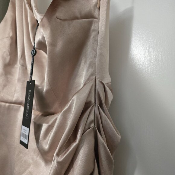 Willow Wrap Dress Champagne - White Fox - Picture 3 of 4